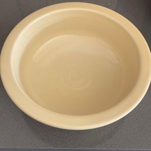 VINTAGE FIESTA RETIRED YELLOW NAPPY BOWL